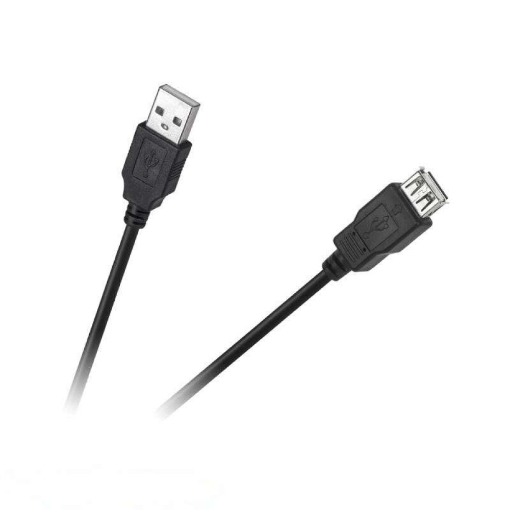 Προέκταση USB A/A M/F 3m Μαύρο - Cabletech