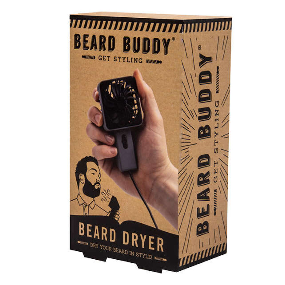 Fizz Creations Beard Buddy Στεγνωτήρας Γενειάδας με USB (14 x 8 x 5 cm)