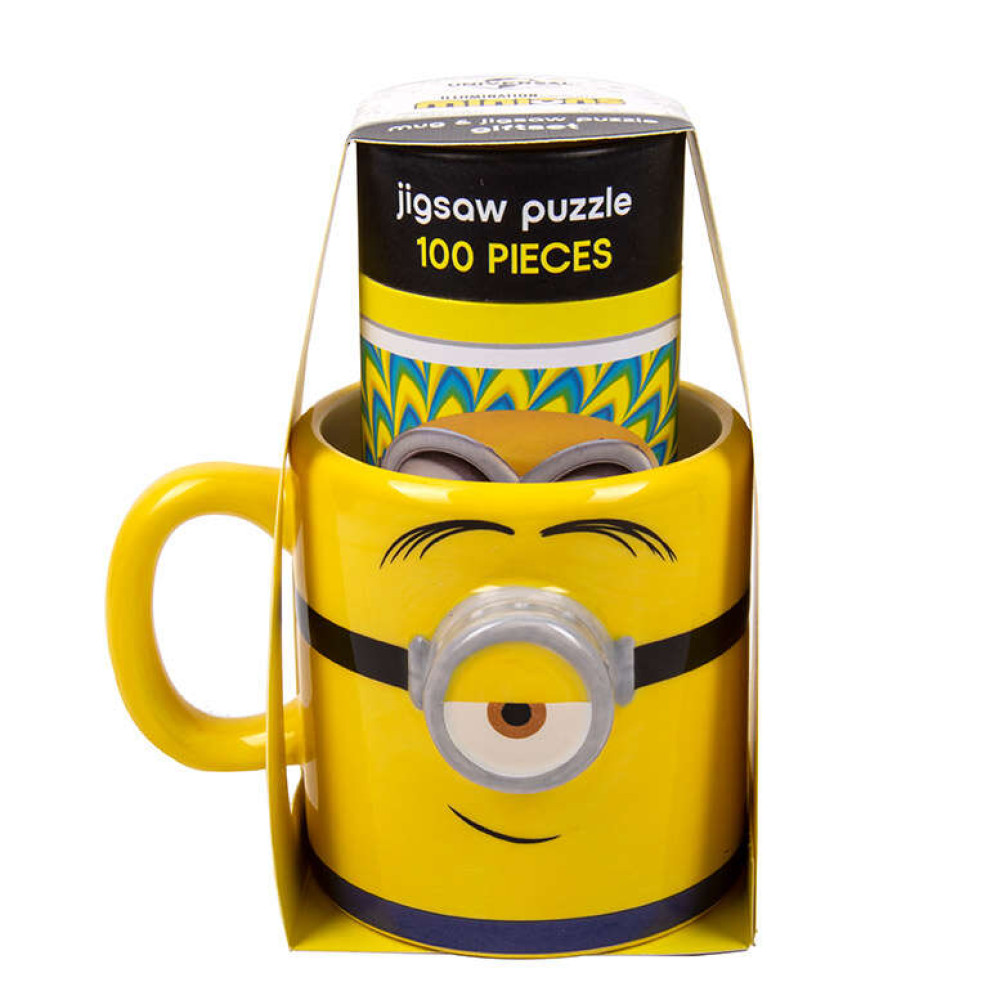 Fizz Creations Minions Κεραμική Κούπα με Puzzle 100 κομματιών 