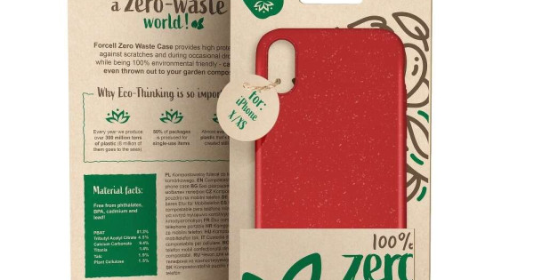 Forcell BIO Zero Waste θήκη για Apple iPhone 12 Pro Max (Κοκκινο