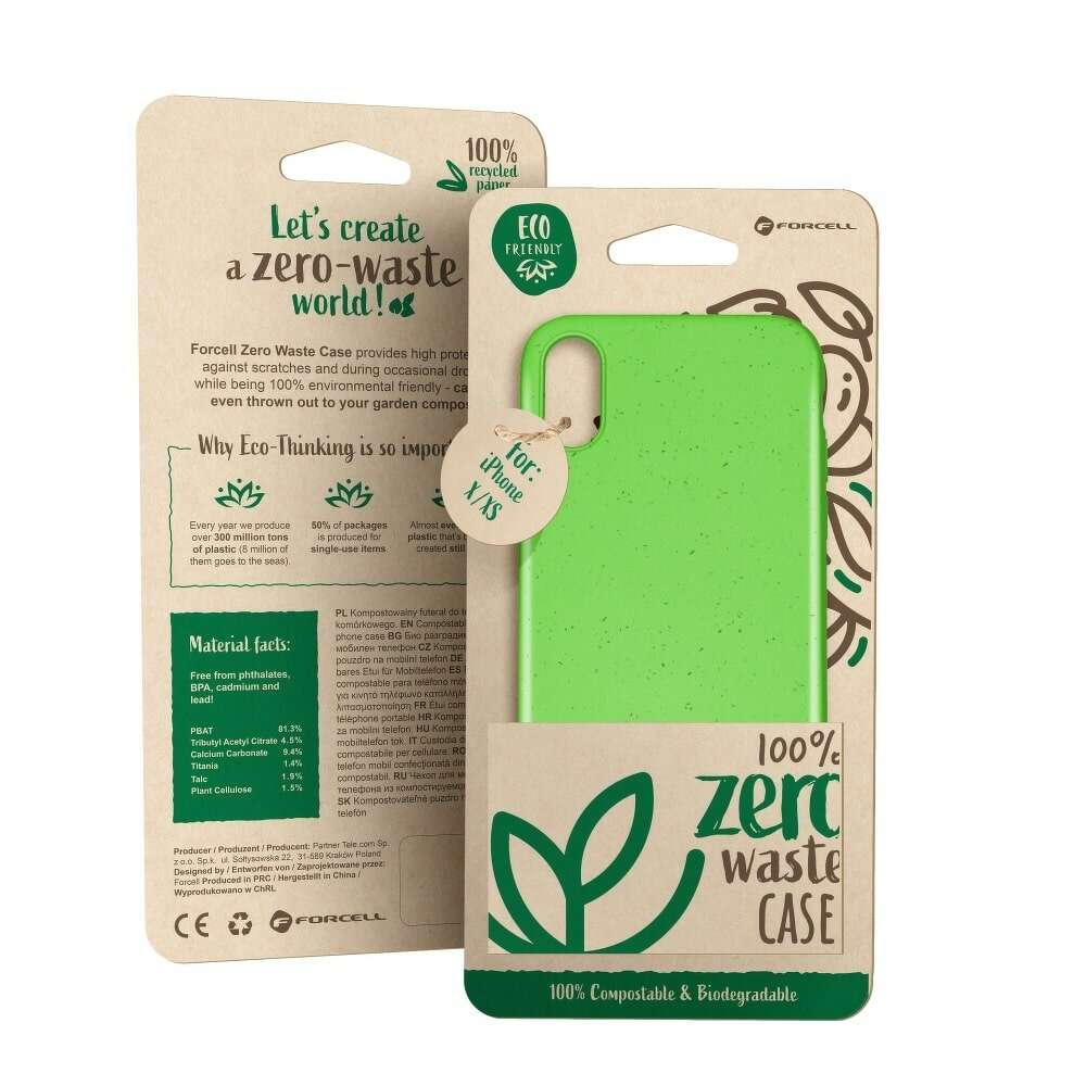 Forcell BIO Zero Waste θήκη για Apple iPhone 12 Pro Max (Πράσινο)