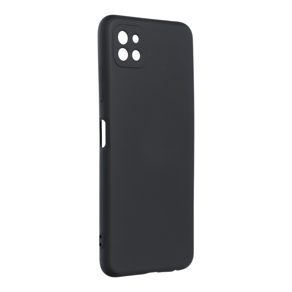 Forcell Silicone Lite Back Cover Θήκη Σιλικόνης για Samsung Galaxy A22 5G (Μαύρο)