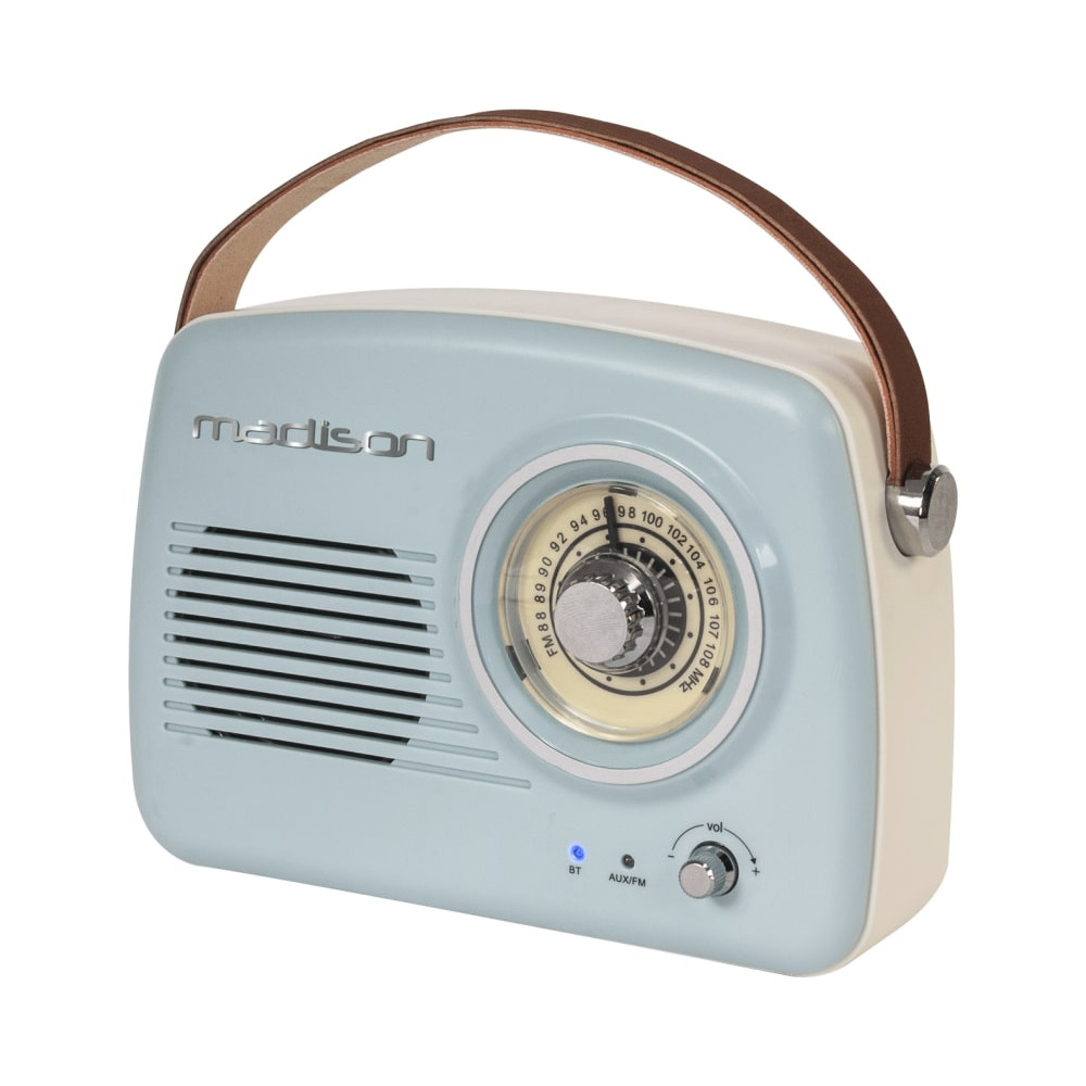 Φορητό ραδιόφωνο Retro με Bluetooth & FM 30W - Madison Freesound VR30