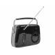 Φορητό ραδιόφωνο Retro με Bluetooth, USB & FM 30W - Madison Freesound VR40 (Μαύρο)