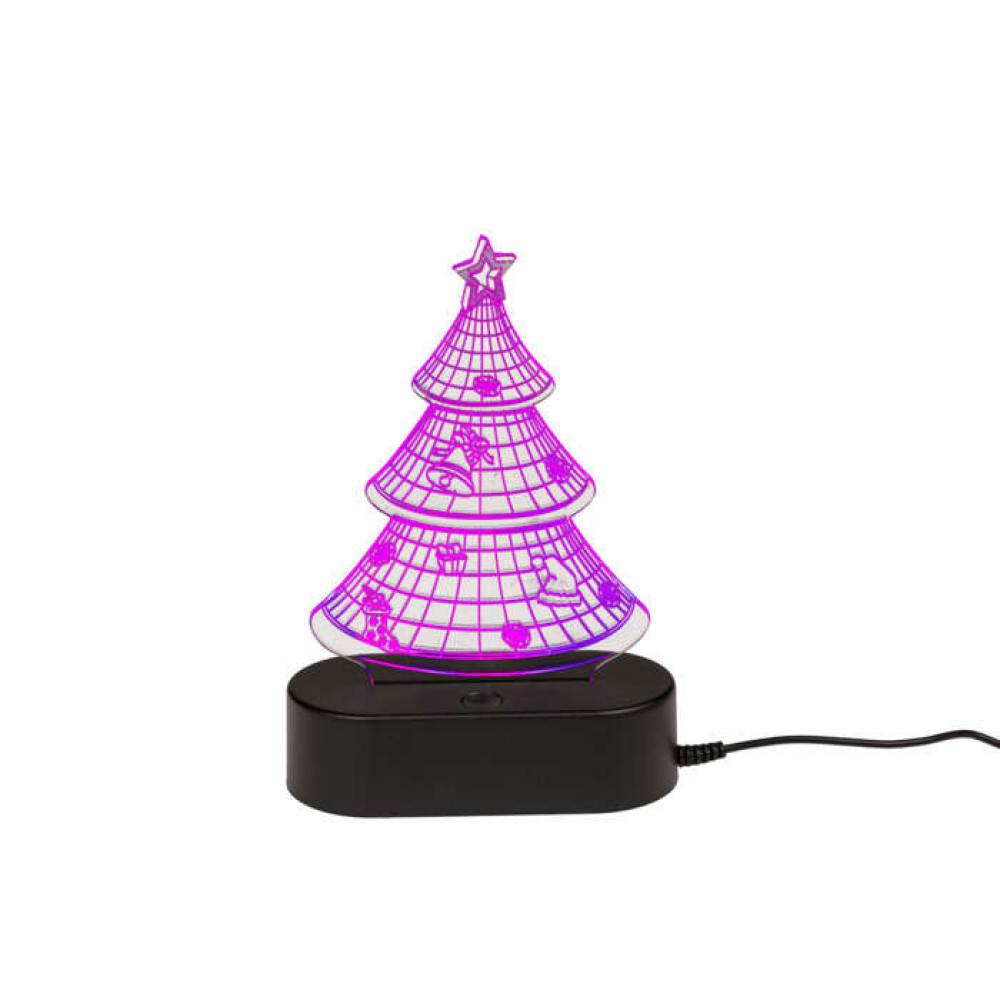 Φωτιστικό 3D LED Christmas Tree με καλώδιο USB