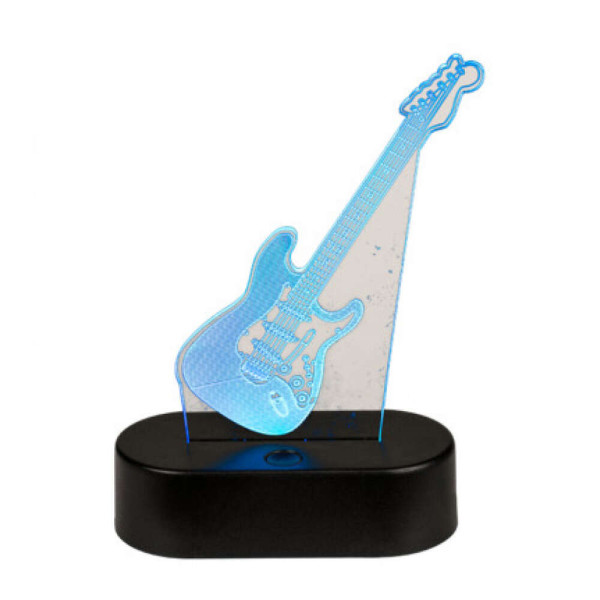 Φωτιστικό 3D LED Κιθάρα με καλώδιο USB