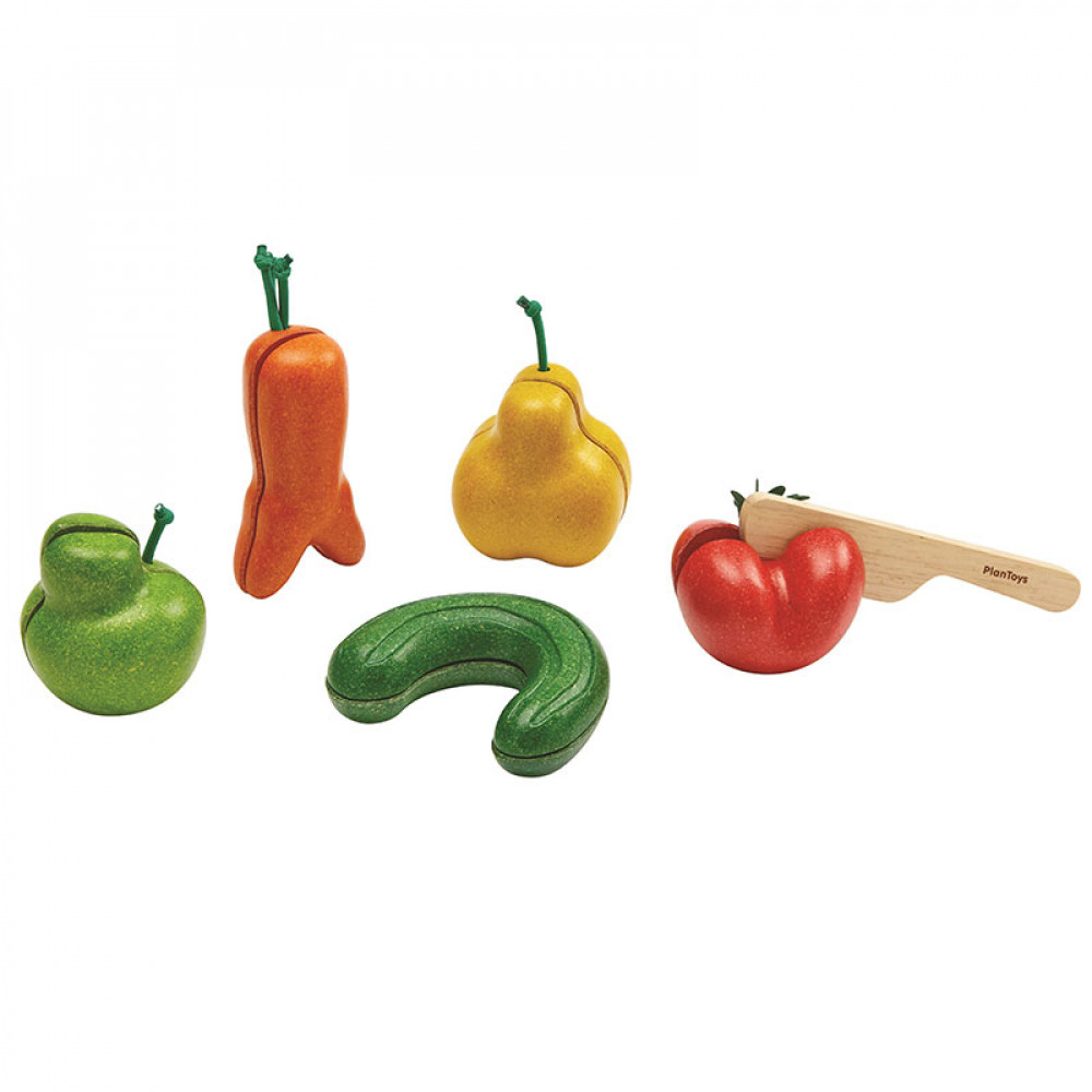 Φρούτα & Λαχανικά (με Ατελές Σχήμα) PlanToys 3495