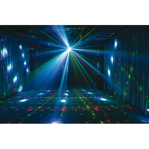 Φωτιστικό που Συνδιάζει DERBY και RG LASER - AFX Light DERBY-GOBOFX DMX 