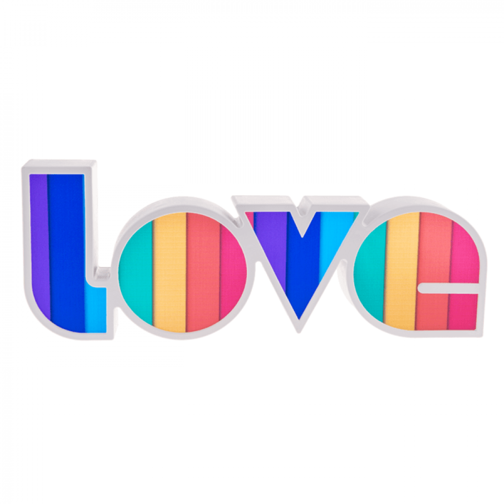 Φωτιστικό Rainbow Love 36 x 13,5 cm