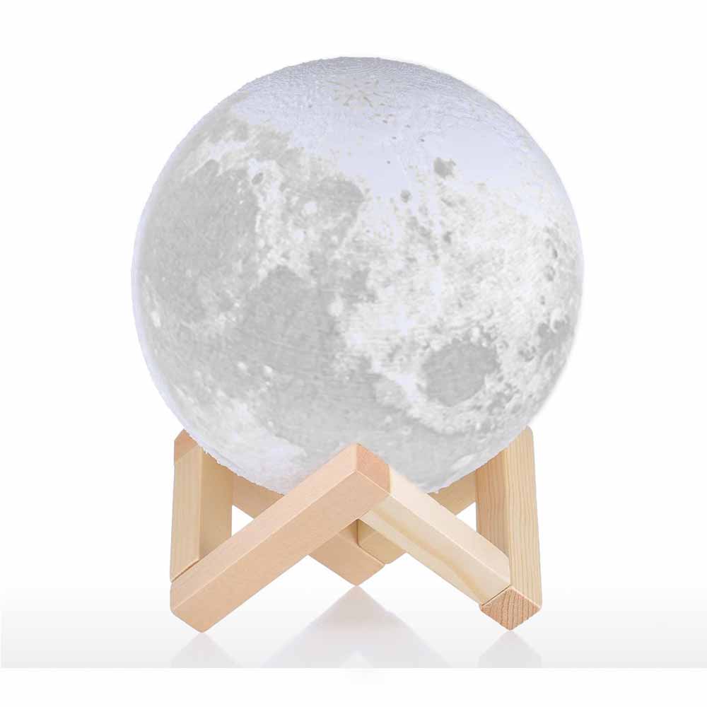 Επαναφορτιζόμενο Φωτιστικό Αφής 3D Moon Light LED