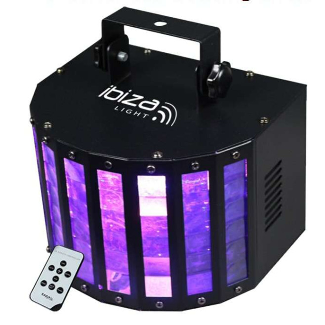 Φωτιστικό τύπου Butterfly effect με 6 x Led & τηλεχειριστήριο - ibiza Light - BUTTERFLY-RC