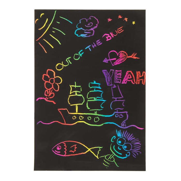 Φύλλα Ξυστό - Scratch 5 τμχ (21 x 14,5 cm)