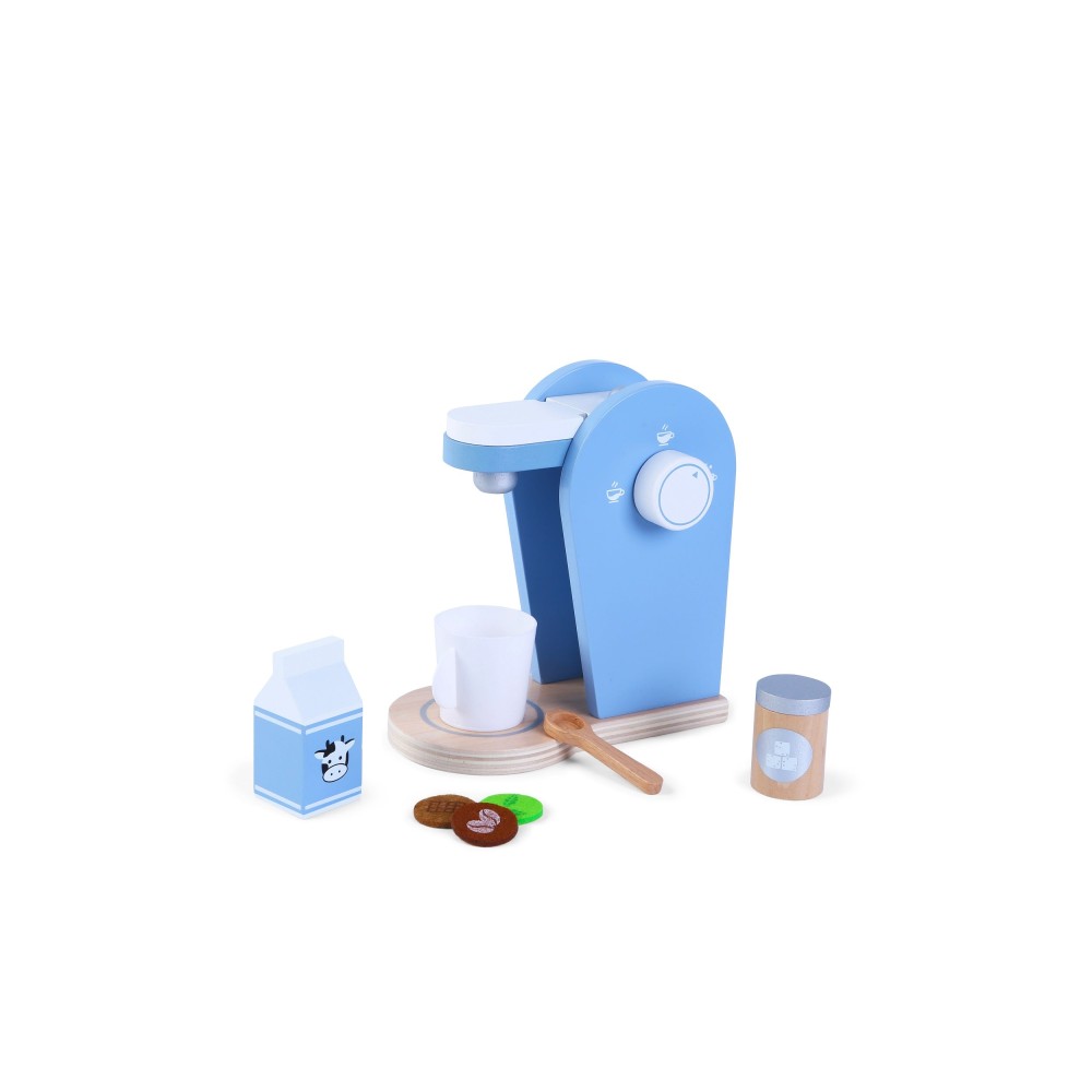 Gerardo's Ξύλινη Μηχανή Καφέ (Λευκό-Γαλάζιο)
