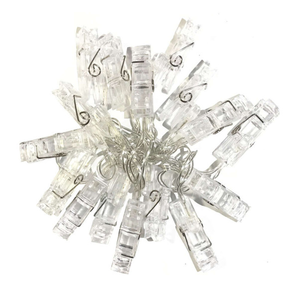 Γιρλάντα με 16 LED Πολύχρωμα Μανταλάκια 1.80m