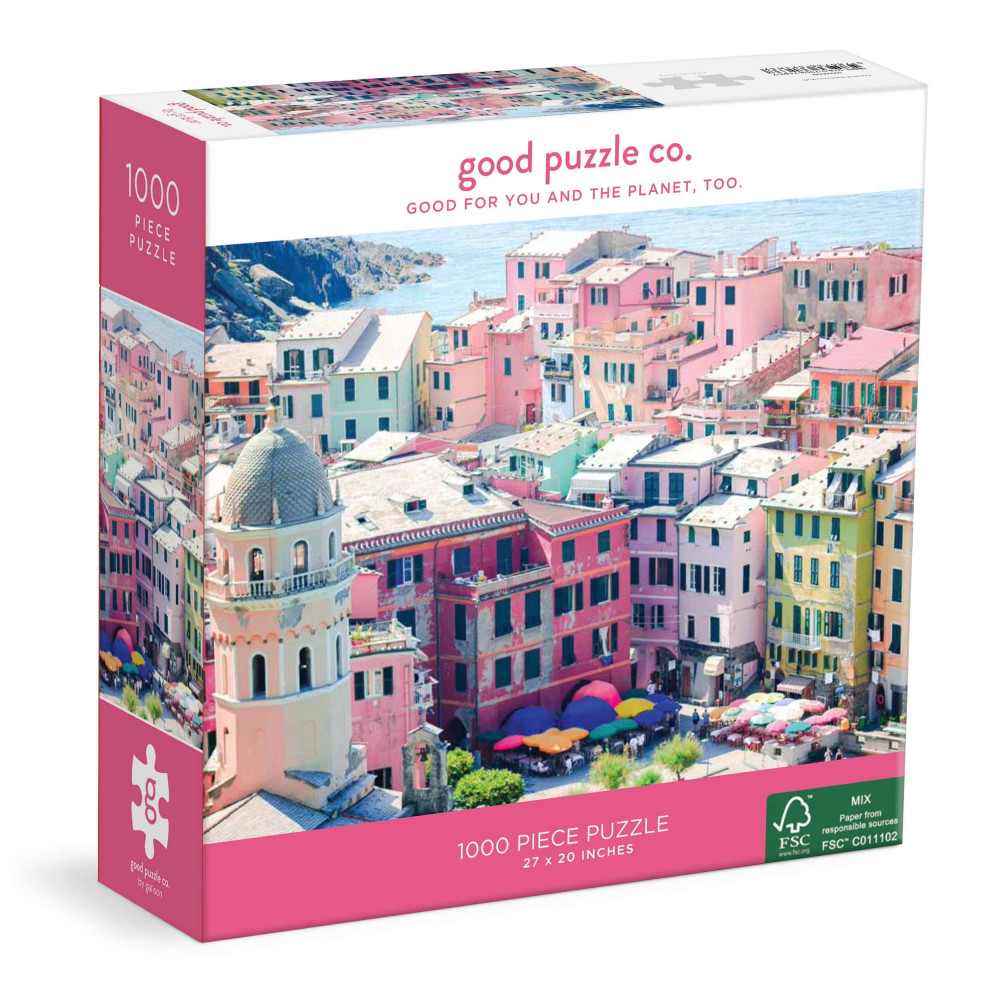 Good Puzzle Company Παζλ 1000 κομματιών "Colourful Vernazza Italy"