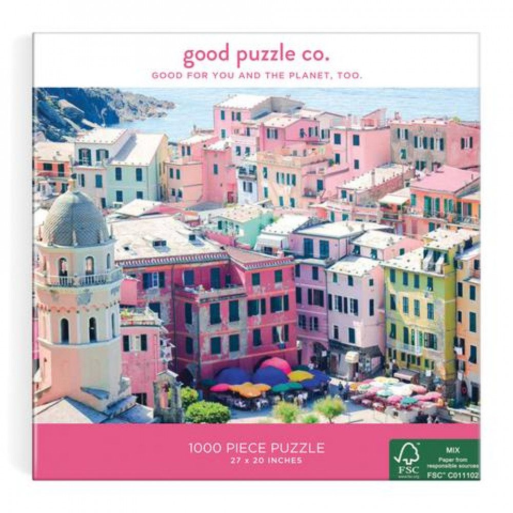 Good Puzzle Company Παζλ 1000 κομματιών "Colourful Vernazza Italy"
