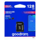 Goodram Microcard Memory Card micro SD 128GB CLASS 10 UHS I 100MB/s  + αντάπτορας