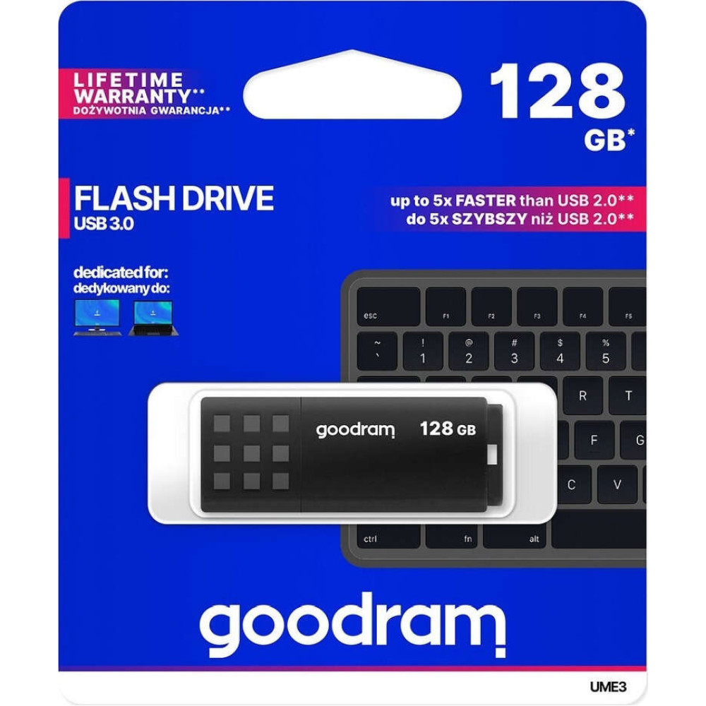 Goodram UME3 USB stick 3.0 128GB (Μαύρο)