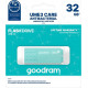 Goodram UME3 Care USB stick 3.0 32GB (Τιρκουάζ)