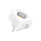 Gosund Smart Plug SP112 Πρίζα Ρεύματος Wi-Fi με 2 Θύρες USB (Λευκό)