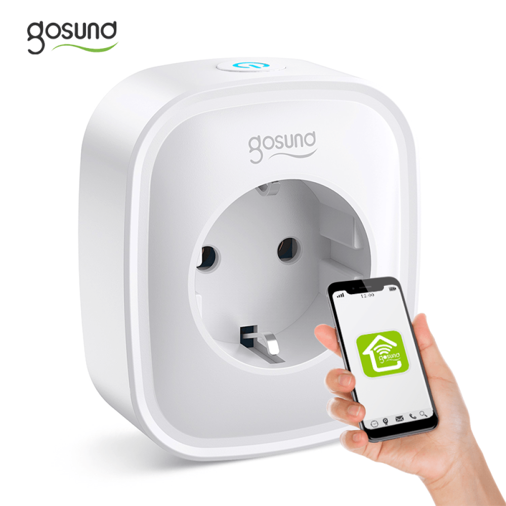 Gosund Smart Plug SP112 Πρίζα Ρεύματος Wi-Fi με 2 Θύρες USB (Λευκό)