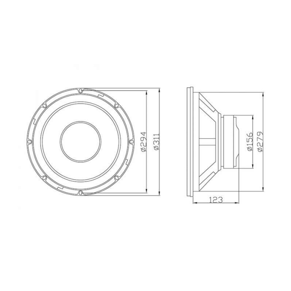 Woofer Blow A-300 12" 500w