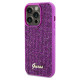 Guess Disco Script Metal Θήκη Backcover για Apple iPhone 14 Pro Max (Φούξια)