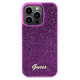 Guess Disco Script Metal Θήκη Backcover για Apple iPhone 14 Pro Max (Φούξια)