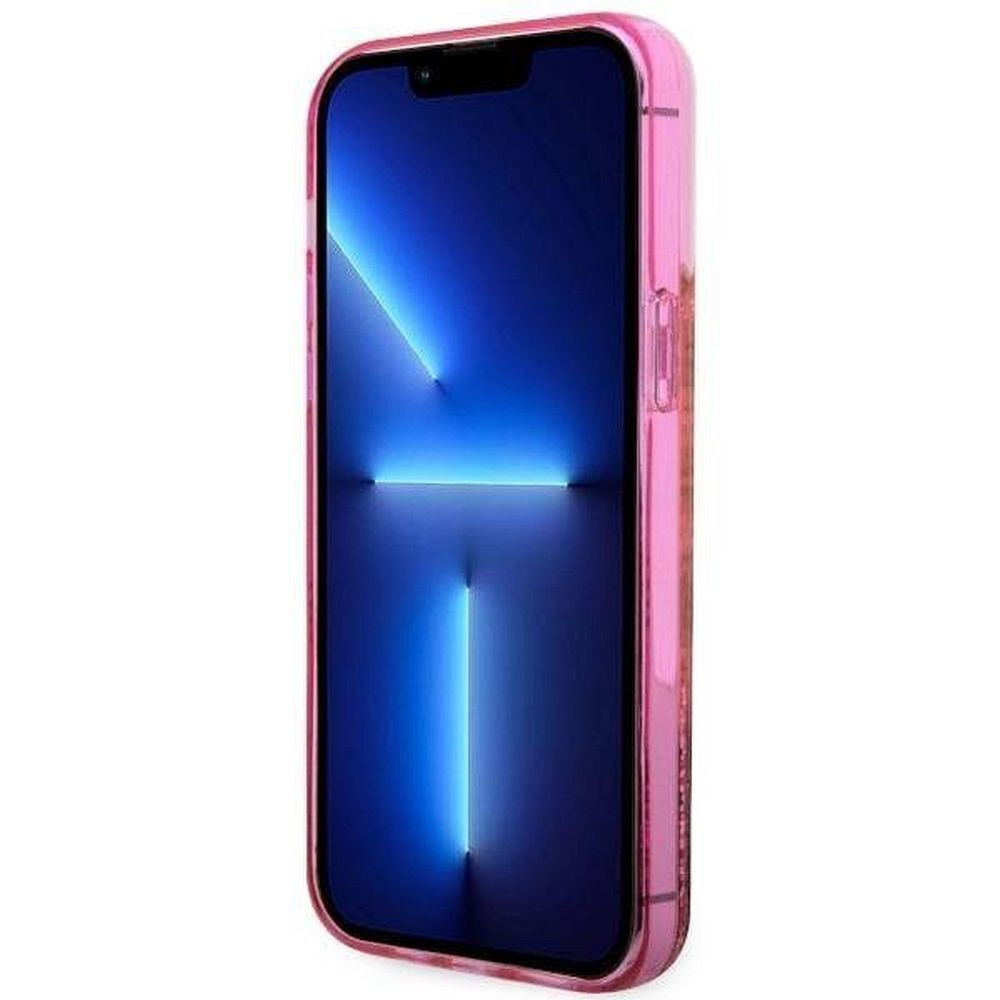 Guess Liquid Glitter Θήκη Backcover για Apple iPhone 14 Pro (Ροζ)