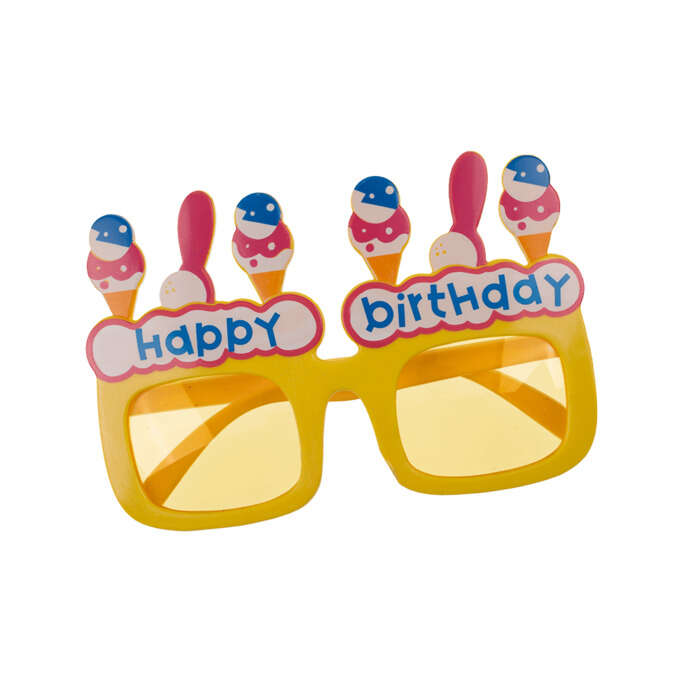 Γυαλιά Πάρτυ Happy Birthday (Σχέδιο 8)