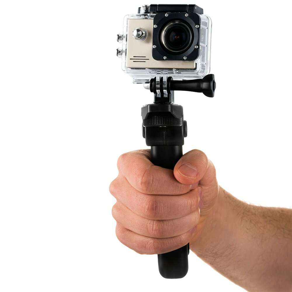 Hand Holder 2 σε 1 λαβή και τρίποδο για GoPro/ SjCam / Xiaomi και Action Cameras (Μαύρο)