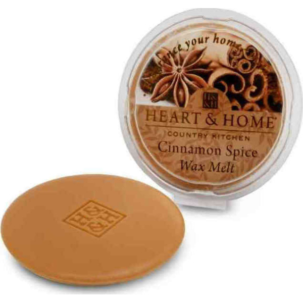 Heart & Home Wax Melt Αρωματικό Χώρου Κανέλα (12 ωρών)