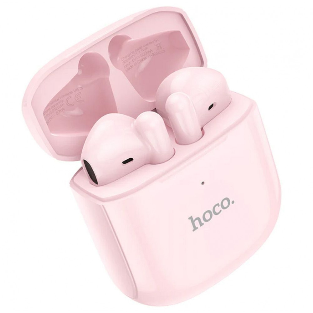 Hoco Ασύρματα Ακουστικά Bluetooth TWS EW19 Plus (Ροζ)