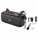Hoco BS54 Outdoor Φορητό Ηχείο Bluetooth με 2 ασύρματα μικρόφωνα (Μαύρο)