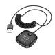 Hoco E65 FM Transmitter Bluetooth, AUX, TF Card (Μαύρο)