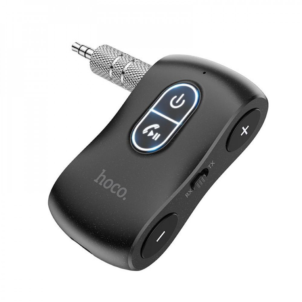 Hoco E73 Pro FM Transmitter / Receiver Bluetooth (Μαύρο)