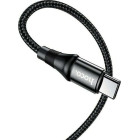 Hoco Exquisito X50 Καλώδιο Type-C σε Type-C 1m PD100W (Μαύρο)