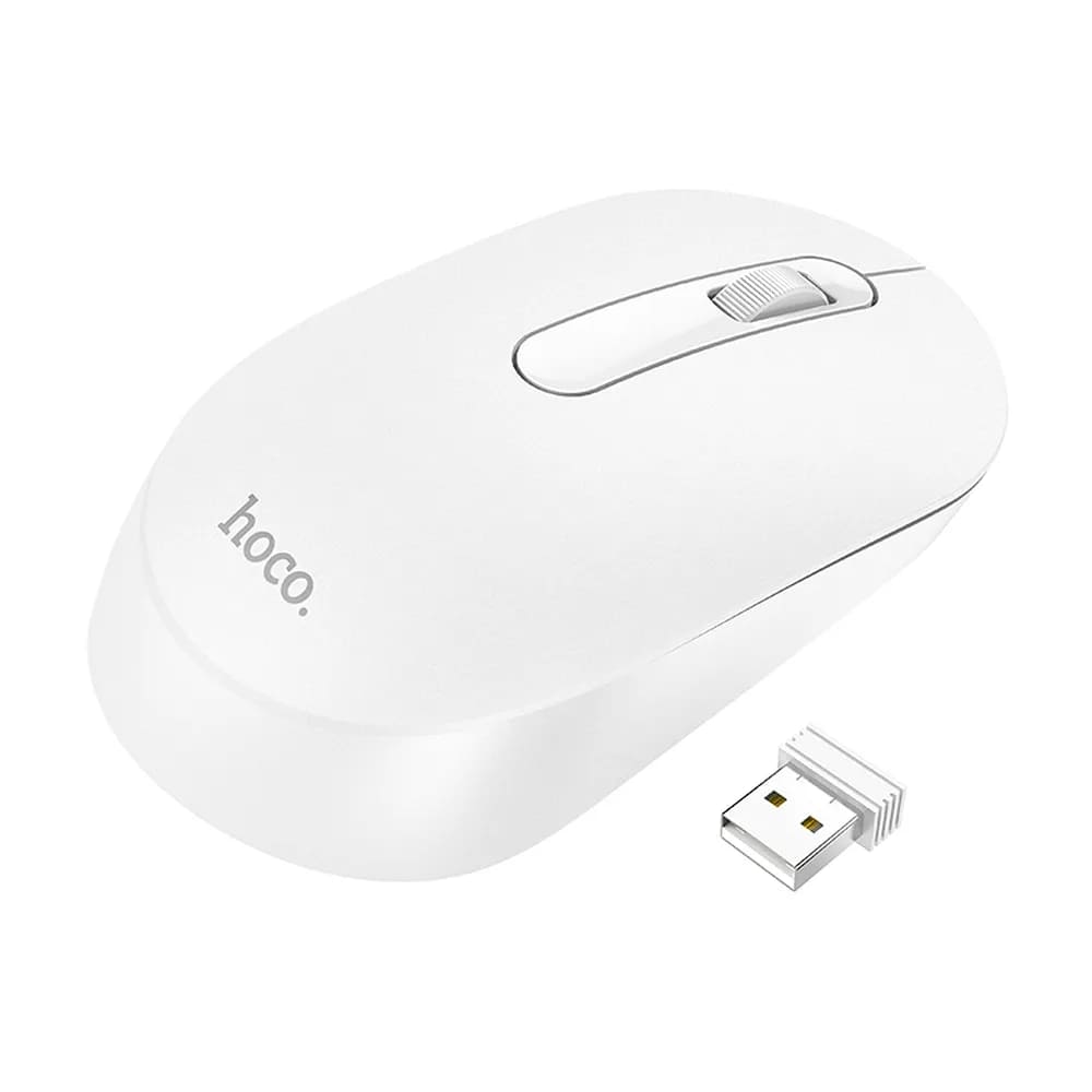 Hoco GM14 Ασύρματο Ποντίκι 2.4G (Λευκό)