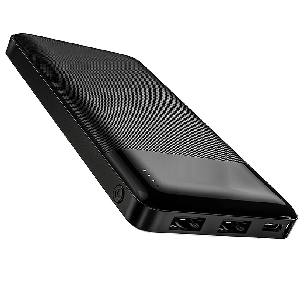 Hoco J72 Power Bank 10000mAh 10W με 2 Θύρες USB-A (Μαύρο)
