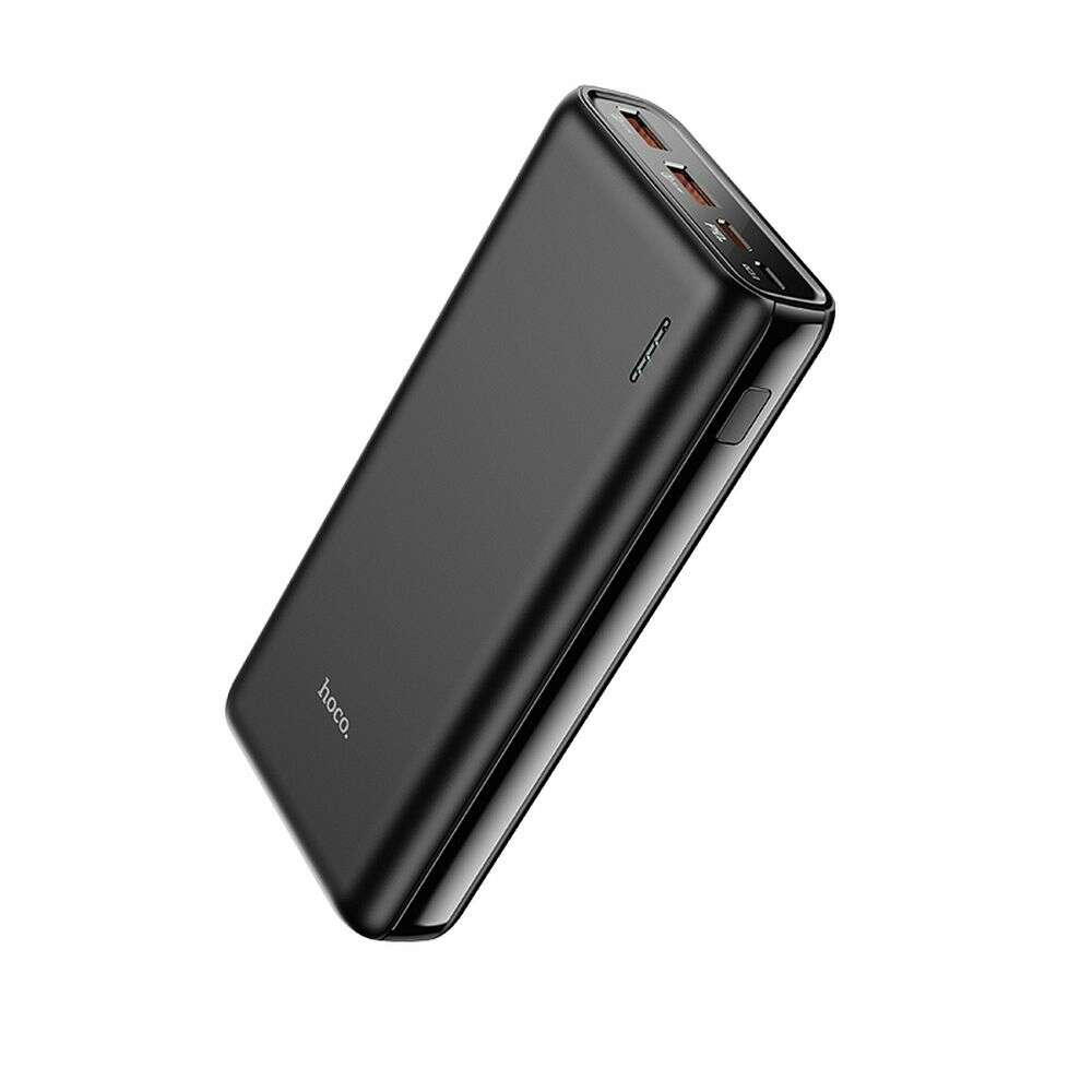 Hoco J80A Premium Power Bank 20000mAh 22.5W με 2 Θύρες USB-A και Θύρα USB-C PD (Μαύρο)