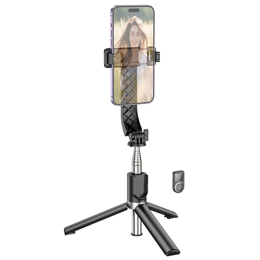Hoco K20 Selfie Stick Tripod με bluetooth (Μαύρο)