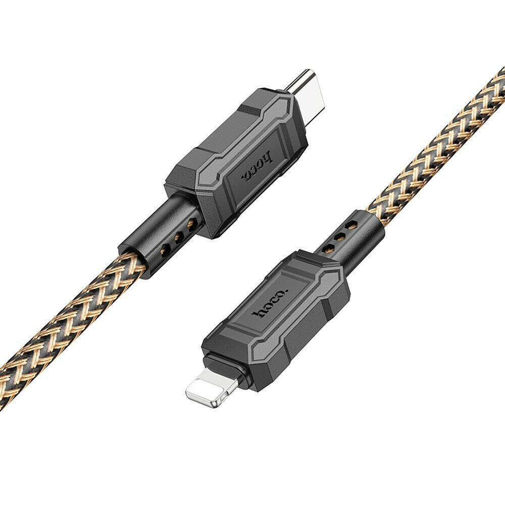 Καλώδιο Φόρτισης Hoco Leader Braided X94 Type-C σε Lightning 1m (Χρυσό)