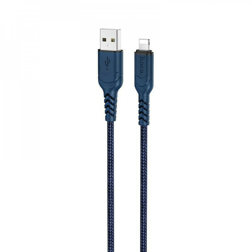Καλώδιο Φόρτισης Hoco Victory X59 USB σε Lightning 1m (Μπλε)