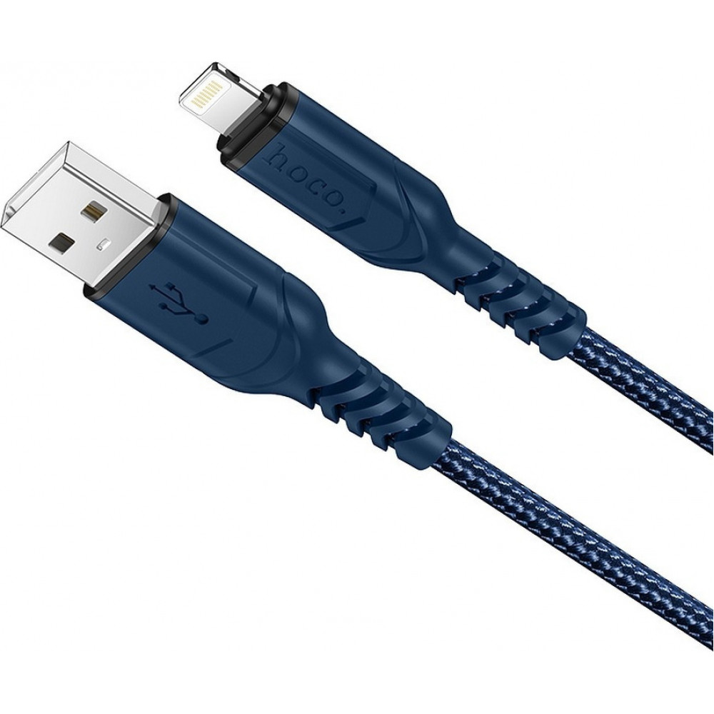 Καλώδιο Φόρτισης Hoco Victory X59 USB σε Lightning 1m (Μπλε)