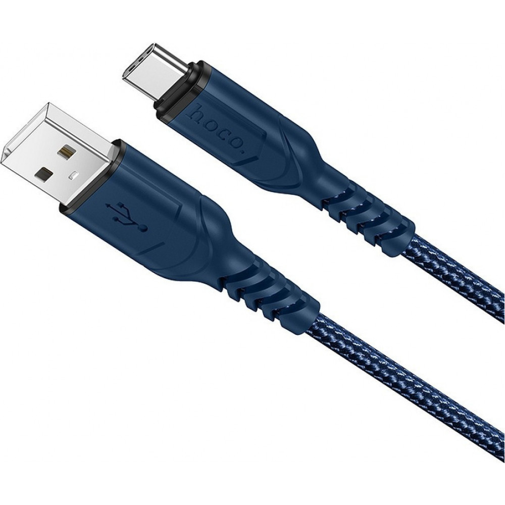 Καλώδιο Φόρτισης Hoco Victory X59 USB σε Type-C 1m (Μπλε)
