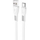 Καλώδιο Φόρτισης / Δεδομένων Hoco X40 USB σε Type C 2.4A 1m (Λευκό)