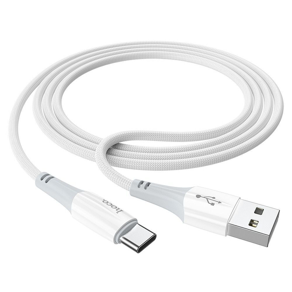 Καλώδιο Φόρτισης / Δεδομένων Hoco X70 Braided USB σε Type C 2.4A 1m (Λευκό)