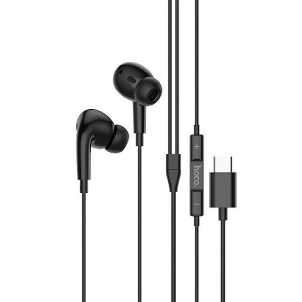 Hoco M1 Pro Original Handsfree Ακουστικά In Ear με Type-C (Μαύρο)