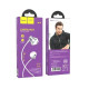 Hoco M75 Belle Handsfree Μαγνητικά Ακουστικά In Ear (Ασημί)