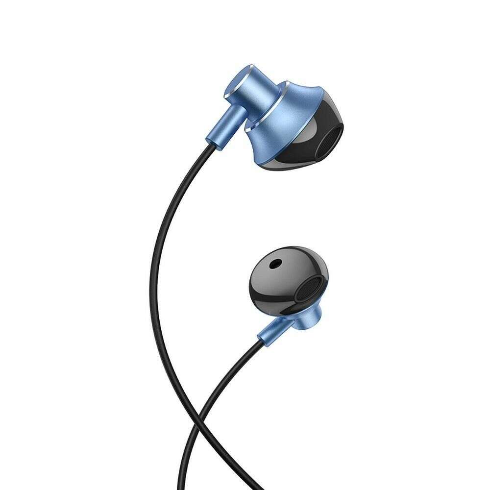 Hoco M75 Belle Handsfree Μαγνητικά Ακουστικά In Ear (Μπλε)